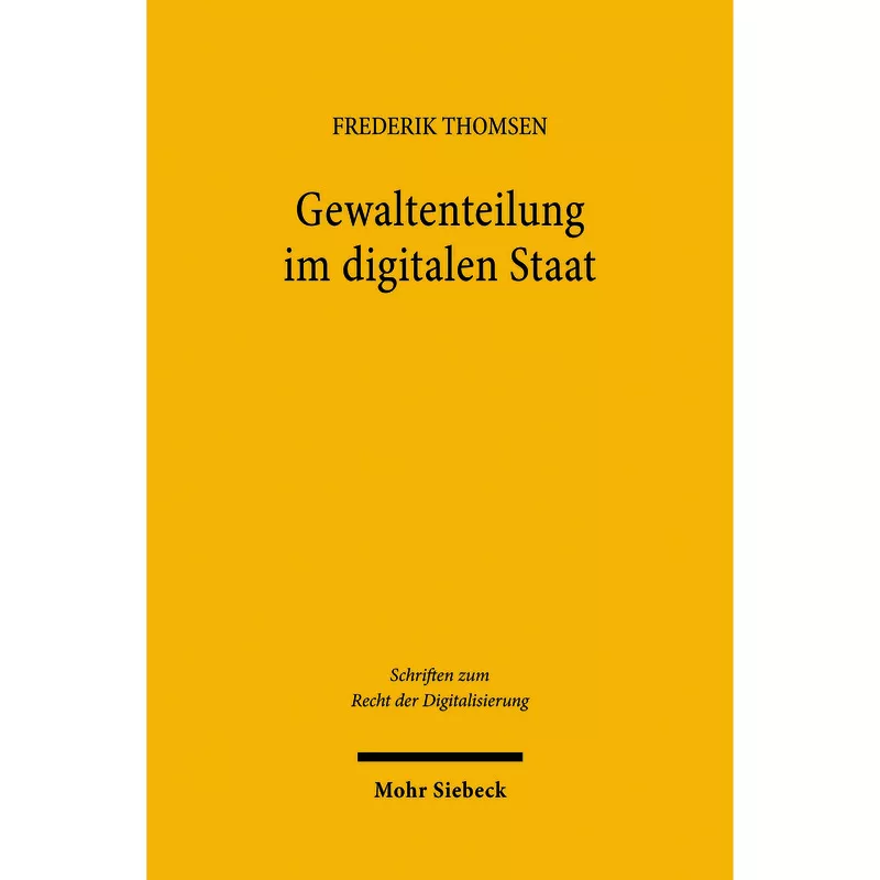 Gewaltenteilung im digitalen Staat