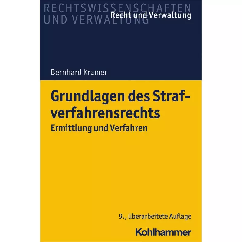 Grundbegriffe des Strafverfahrensrechts