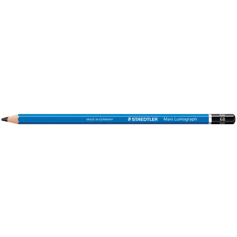 Bleistift Mars® Lumograph® 6B, blau STAEDTLER 100-6B