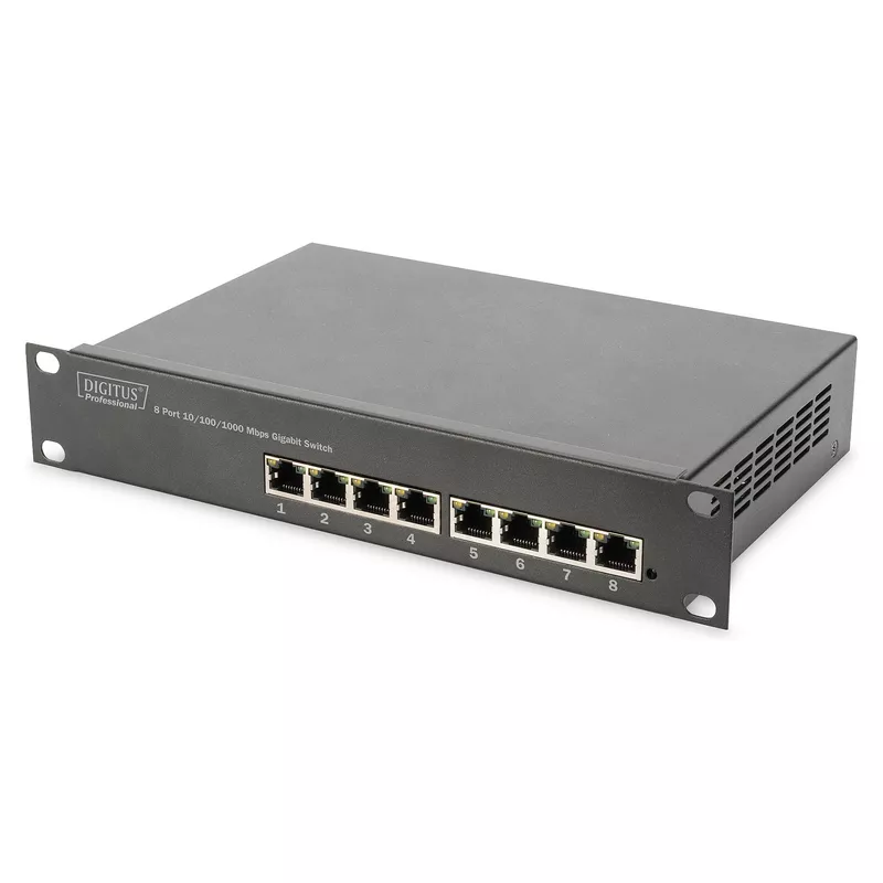 10 Gigabit Ethernet Switch, 8-Port, Unmanaged