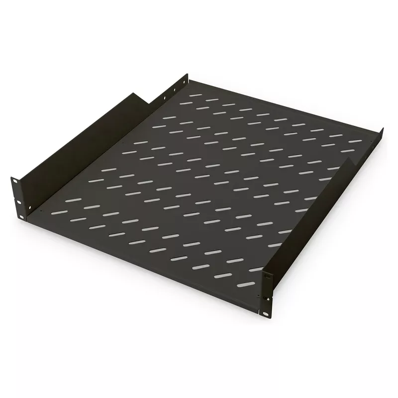 DIGITUS Fachboden 2HE 88x482x552mm bis 25KG schwarz
