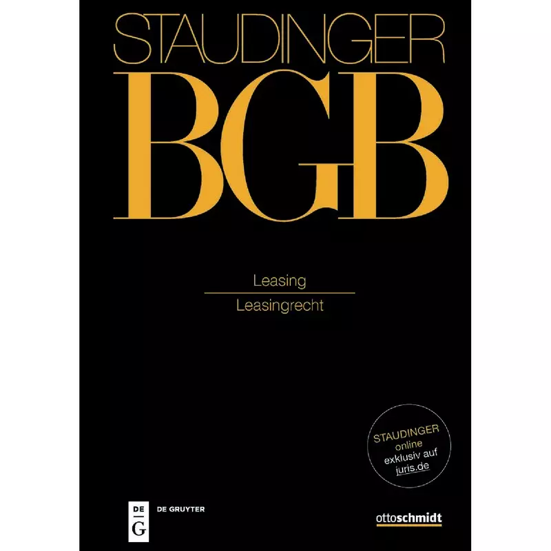 BGB - Bürgerliches Gesetzbuch mit Einführungsgesetz und Nebengesetzen - Buch 2 Recht der Schuldverhältnisse Leasing