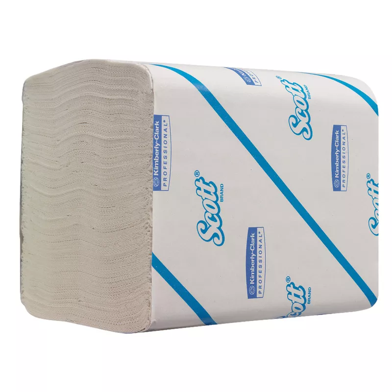 Einzelblatt Toilettenpapier, 2-lagig, 220 Blatt, weiß SCOTT 8509