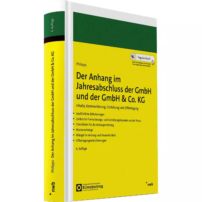 Der Anhang im Jahresabschluss der GmbH und der GmbH & Co. KG