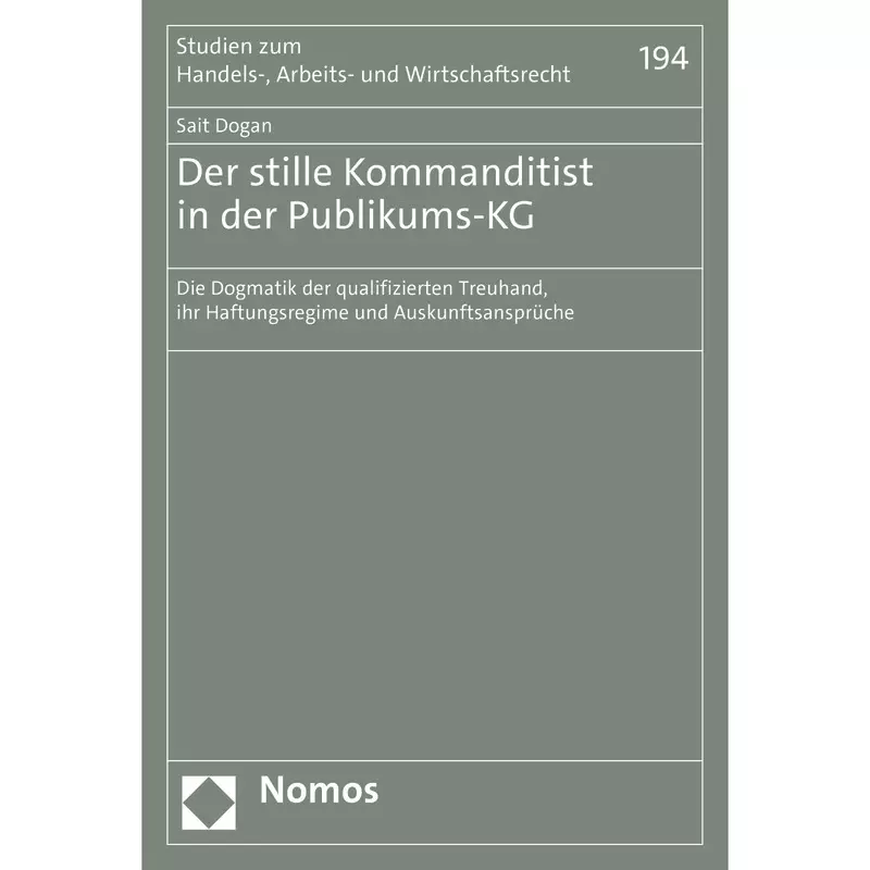 Der stille Kommanditist in der Publikums-KG