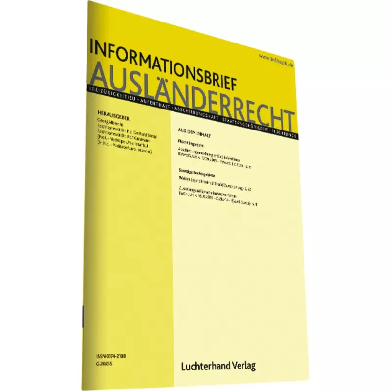 Wolters Kluwer IAR - Informationsbrief Ausländerrecht online
