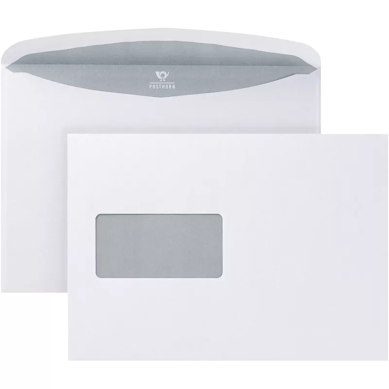 Posthorn Briefumschlag C5 mF nk 80g ISk ws 500 St.