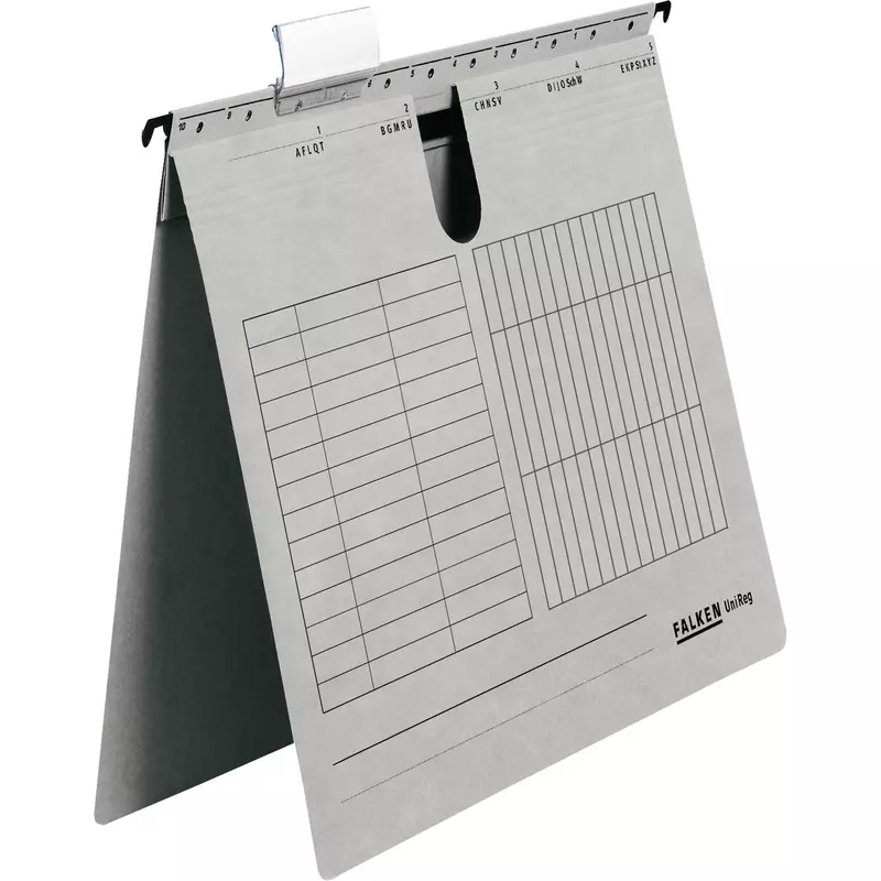 Falken Hängehefter DIN A4 kfm. Heftung grau