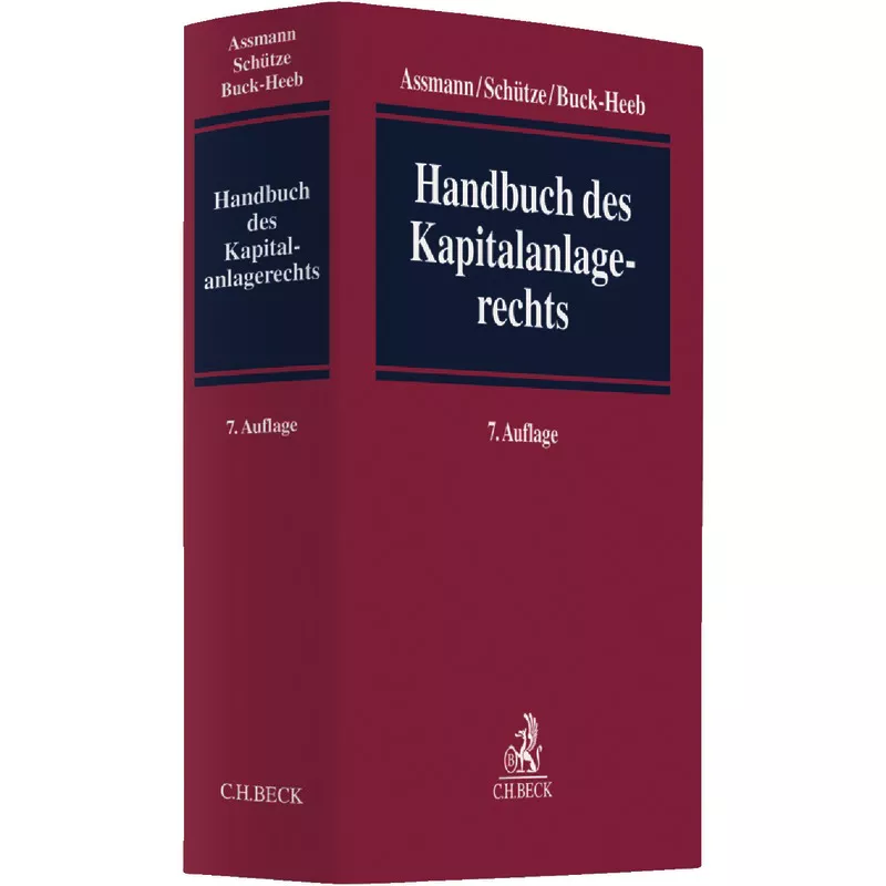 Handbuch des Kapitalanlagerechts
