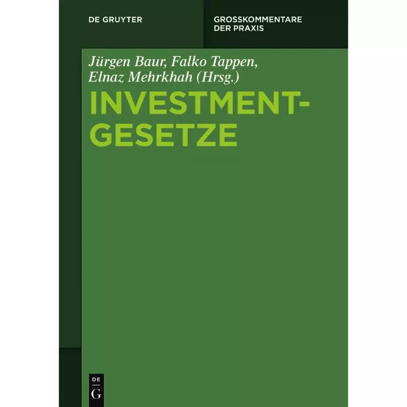 Investmentgesetze - Gesamtwerk
