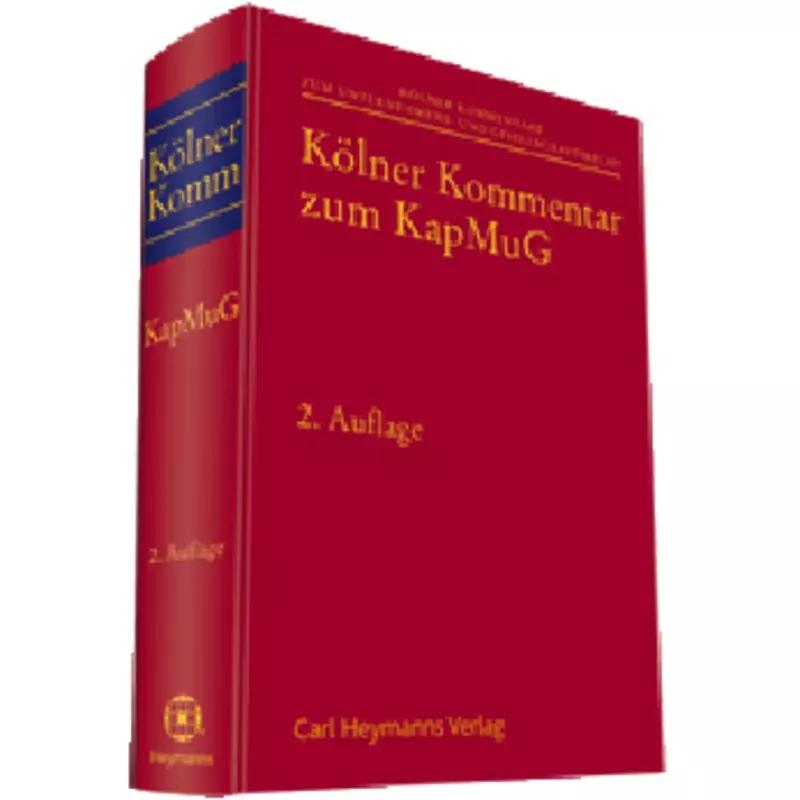 Wolters Kluwer Kölner Kommentar zum KapMuG online