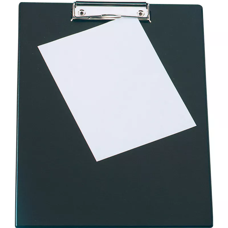 Klemmbrett A4 sw Kunststoff