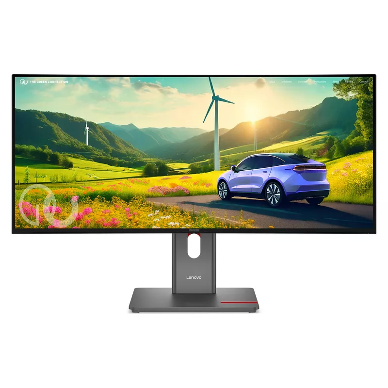 86,4cm/34 (3440x1440) Lenovo ThinkVision P34WD-40 21:9 WQHD IPS 4ms 120Hz HDMI DisplayPort USB-C USB-B USB-A RJ45 VESA Speaker Curved