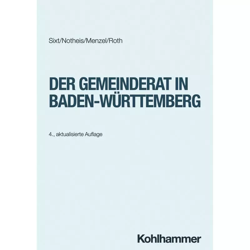 Der Gemeinderat in Baden-Württemberg
