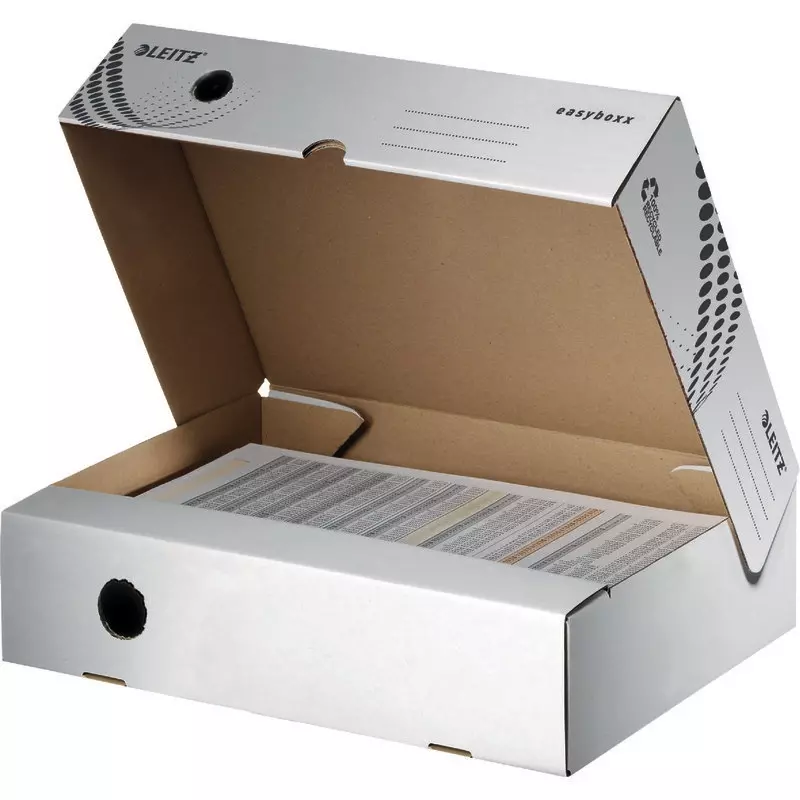 LEITZ Archivbox easyboxx 6134, 80 mm, weite Öffnung