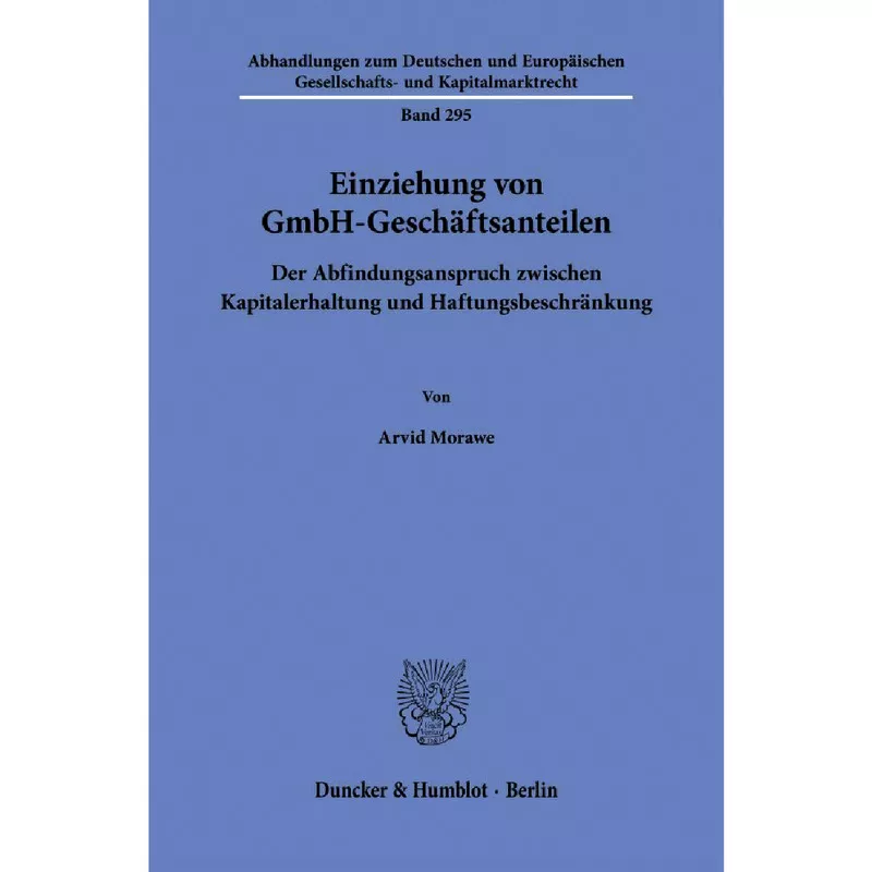 Einziehung von GmbH-Geschäftsanteilen