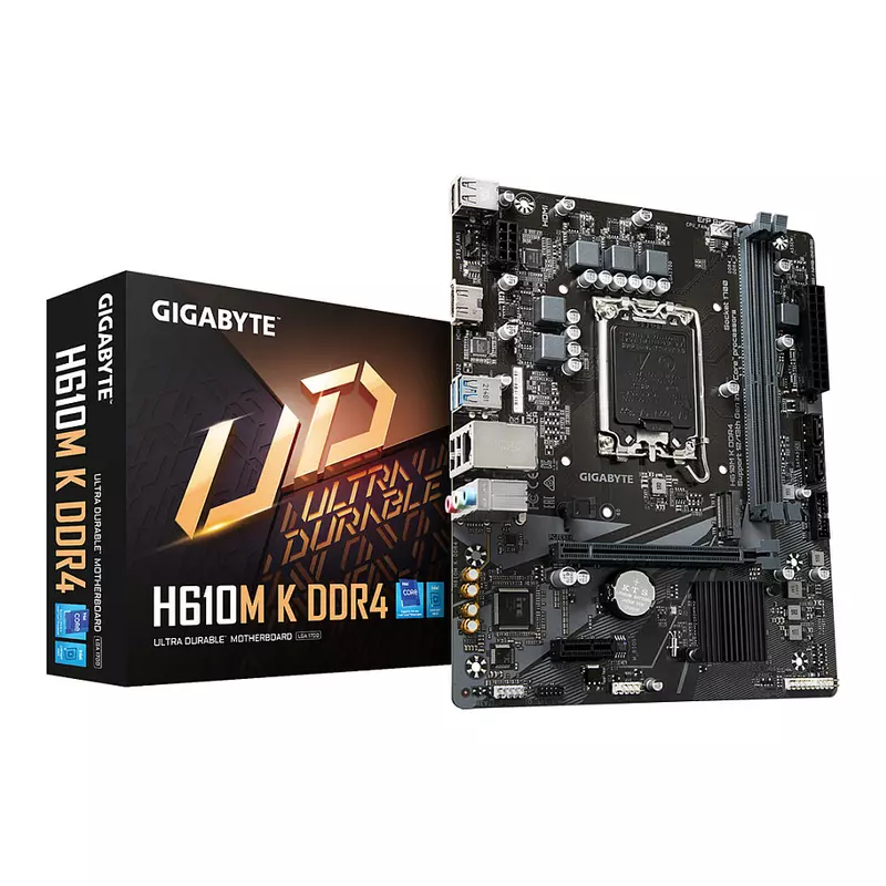 1700 Gigabyte H610M K mATX D4