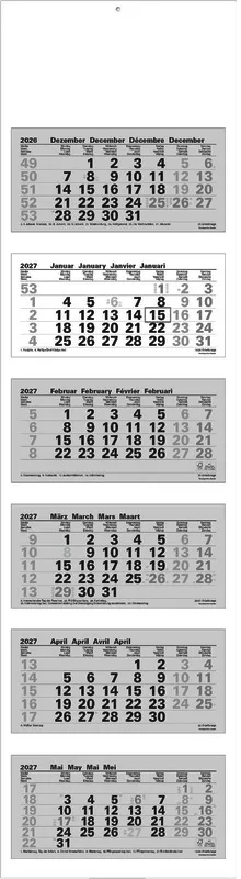 SoldanPlus Sechs-Monats-Wandkalender 2027