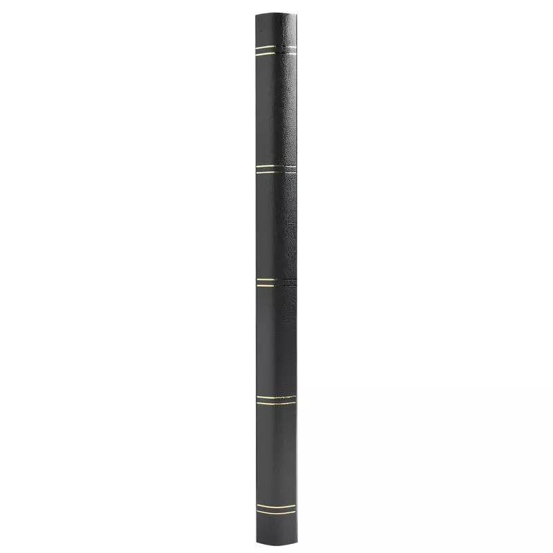 Briefmarken Einsteckalbum aus Kunstleder, 16 Seiten, 22,5x30,5 cm - Schwarz