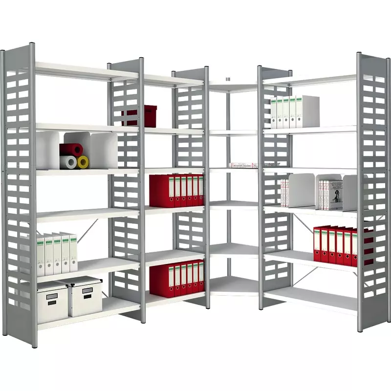 Regal-Abschlussrahmen M2, für Regalfelder fü 4 Böden, H x T: 1.800 x 400 mm