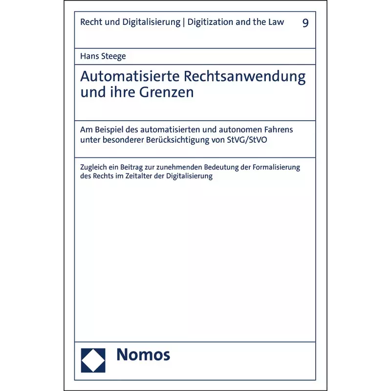 Automatisierte Rechtsanwendung und ihre Grenzen