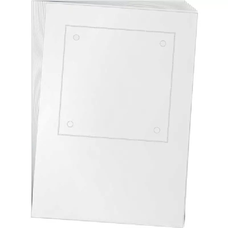 Sign Systems® Beschriftungseinlagen aus lackmattierter Polyesterfolie, 10 Stück