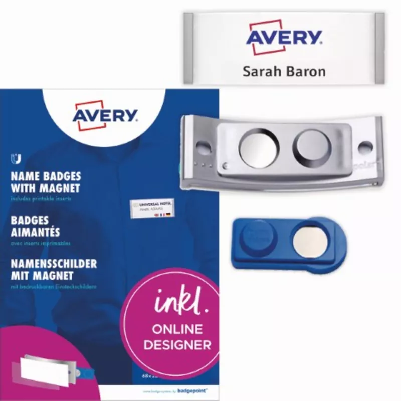 Avery Namensschild polar 80x34mm e.st 10St.