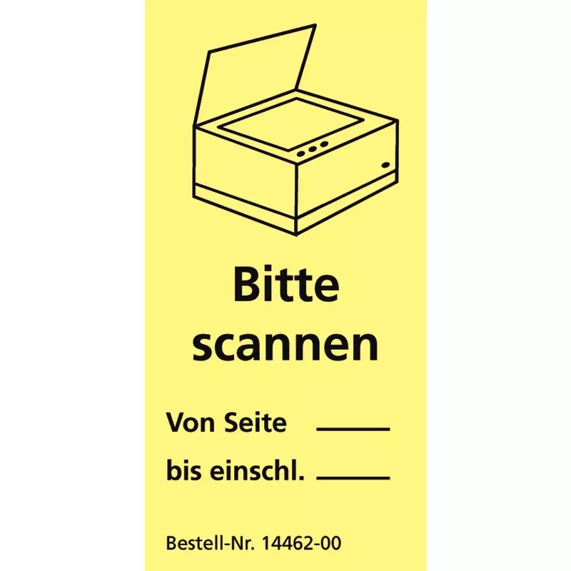SoldanPlus Bedruckte Haftnotizen: Bitte scannen