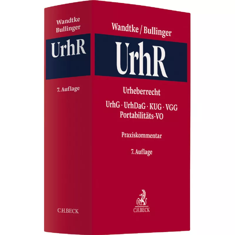 Praxiskommentar Urheberrecht: UrhR