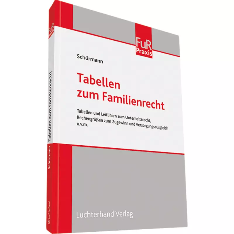 Wolters Kluwer Tabellen zum Familienrecht online