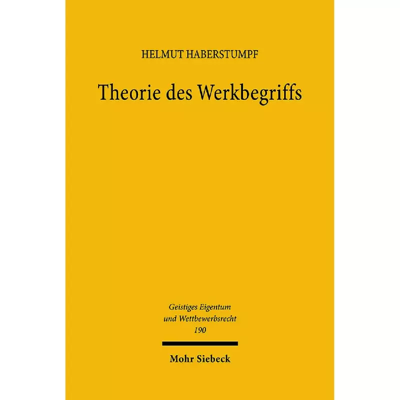 Theorie des Werkbegriffs