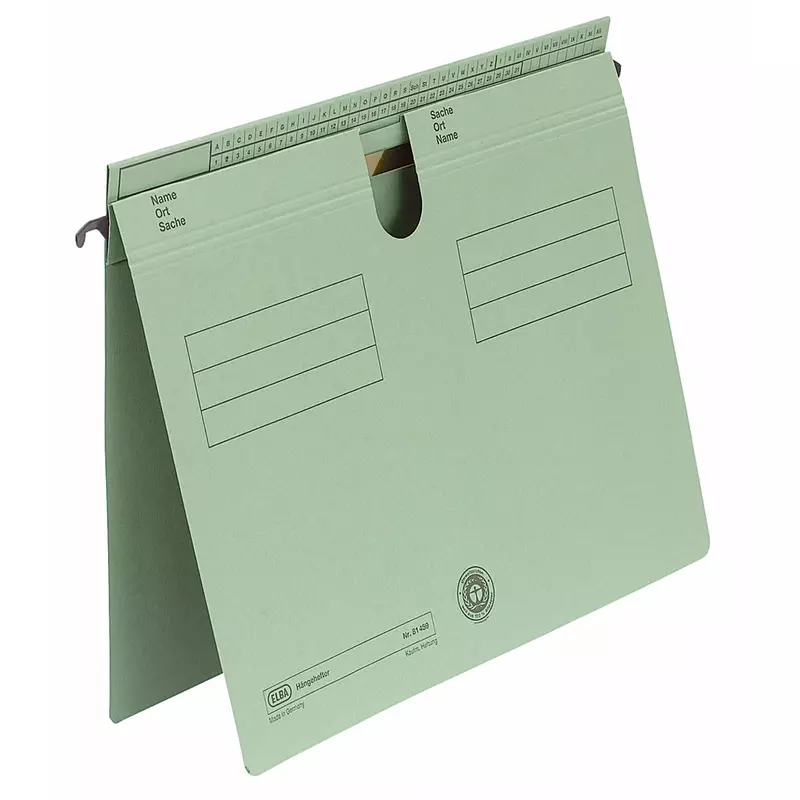 Elba Hängehefter DIN A4 kaufm./Amtsheftung Karton gn