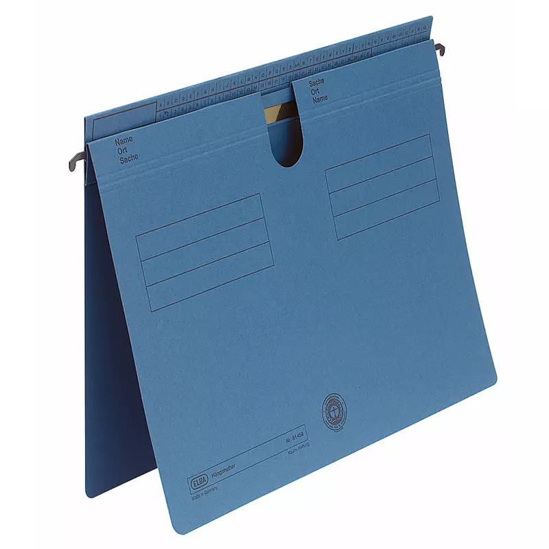 Elba Hängehefter DIN A4 kaufm./Amtsheftung Karton bl