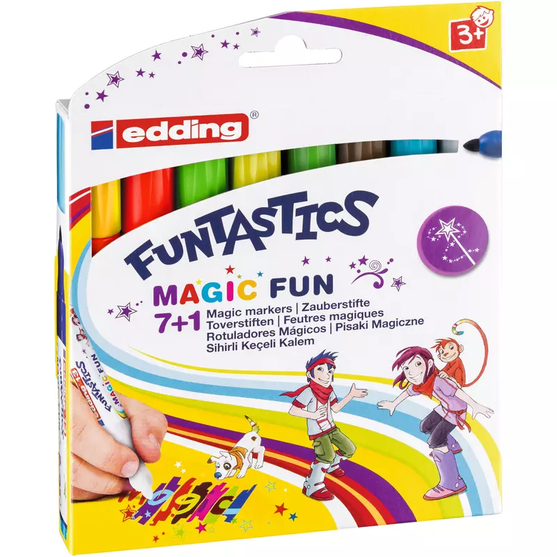edding Fasermaler FUNTASTICS MAGIC FUN sort. 8St.