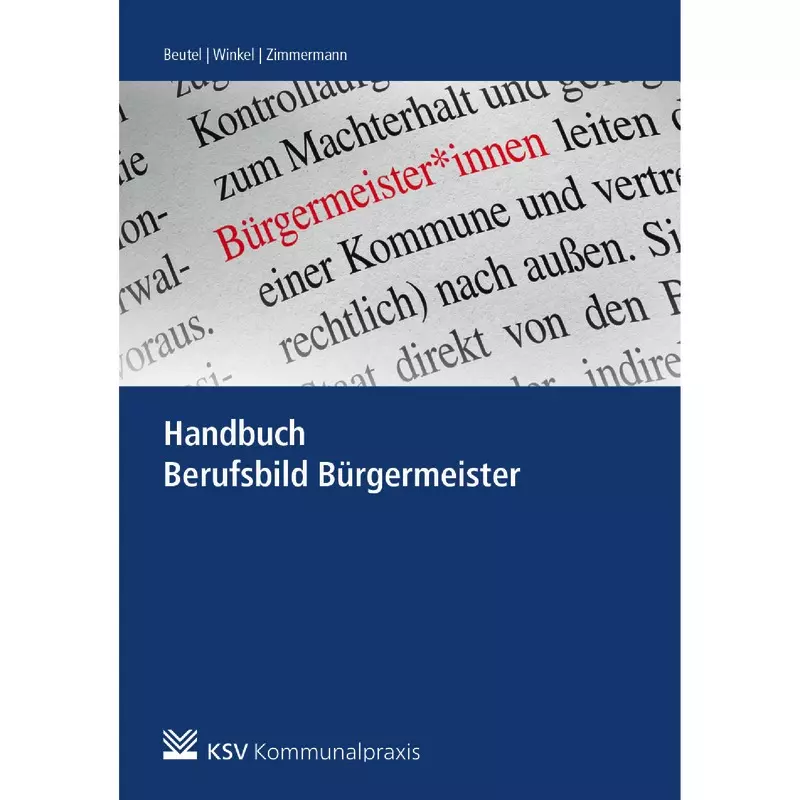 Handbuch Berufsbild Bürgermeister