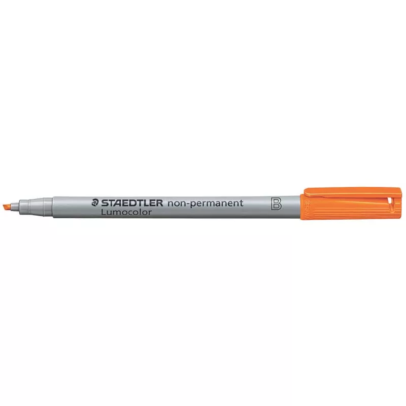Folienstift Lumocolor® non-permanent, ca. 1.0 mm oder 2.5 mm, orange STAEDTLER 312-4