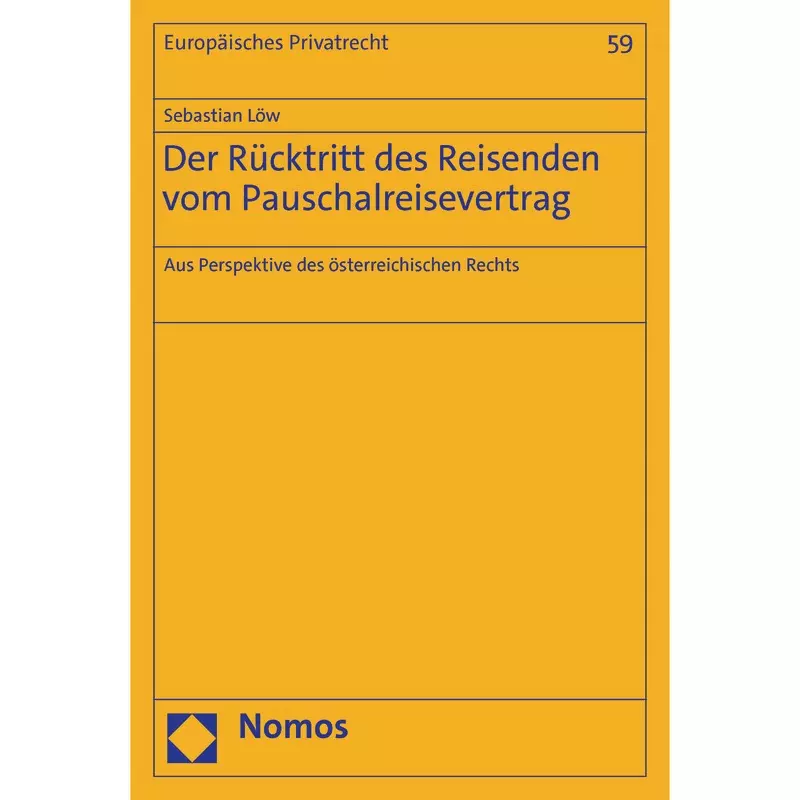 Der Rücktritt des Reisenden vom Pauschalreisevertrag