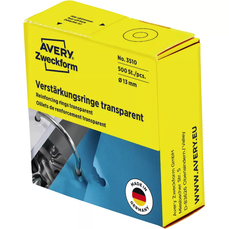 AVERY® Zweckform Lochverstärkungsringe, 500 Stück