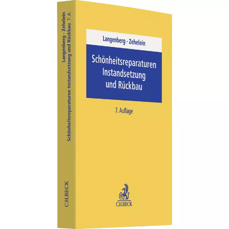 Schönheitsreparaturen, Instandsetzung und Rückbau