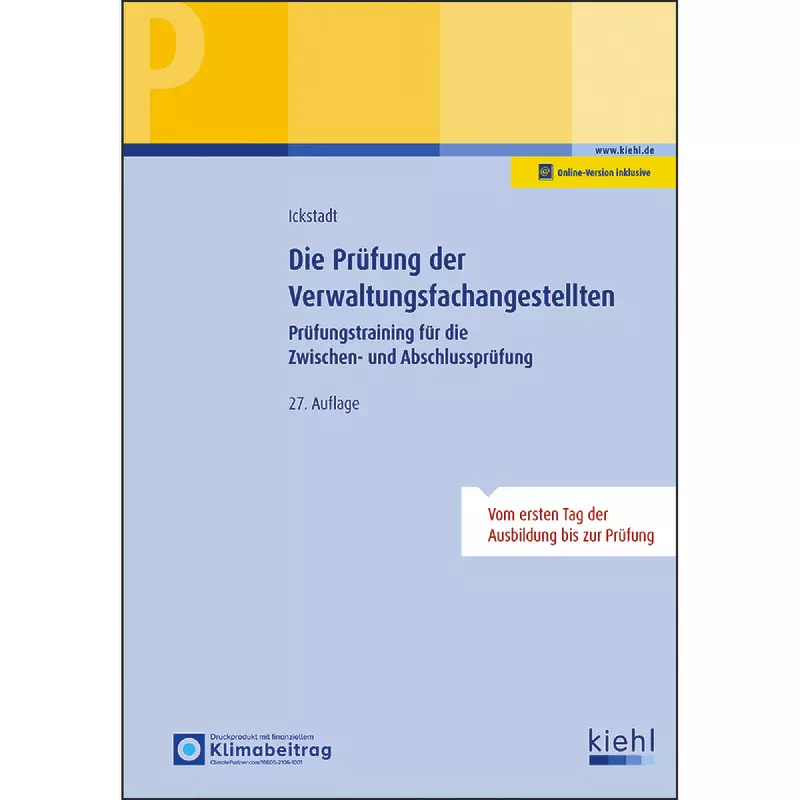 Die Prüfung der Verwaltungsfachangestellten