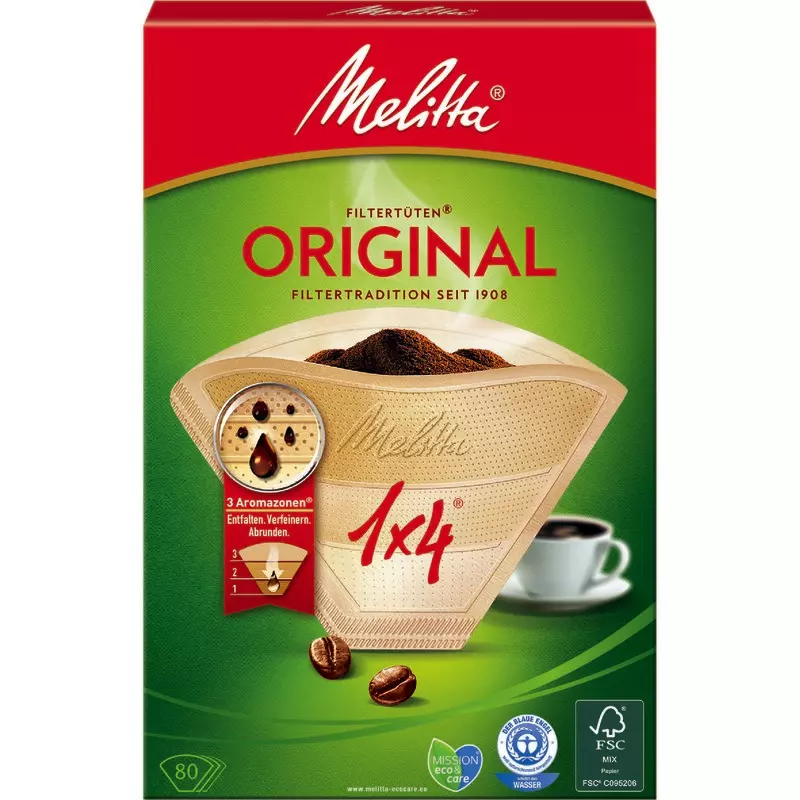 Melitta Kaffeefilter Original, Größe: 1 x 4