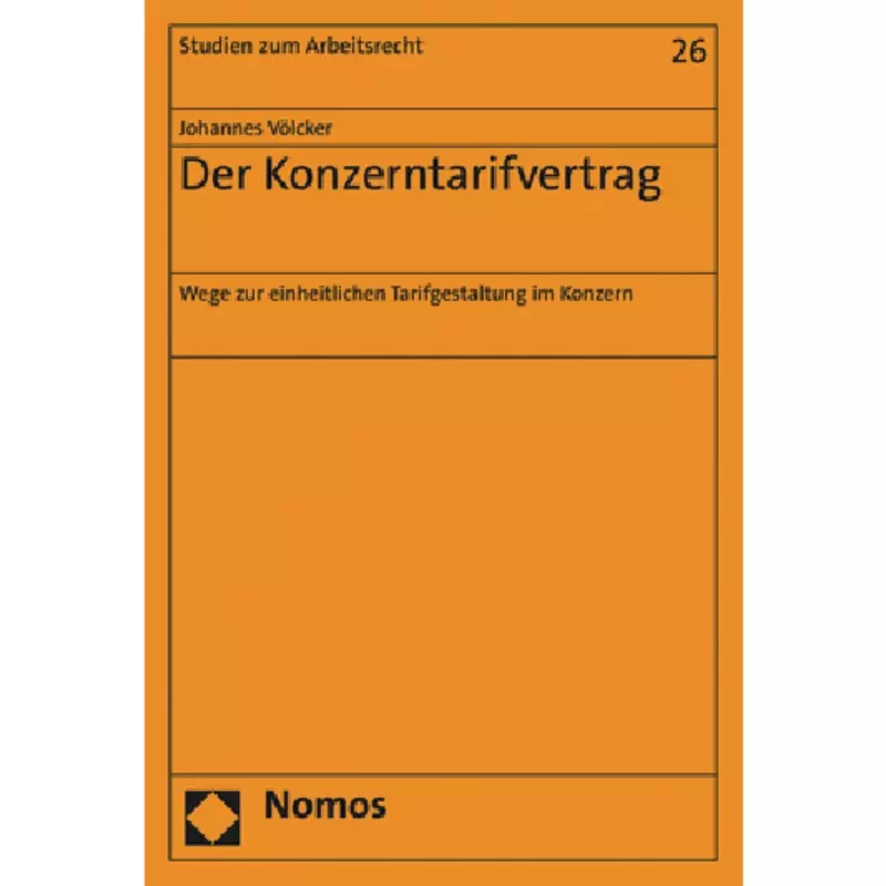 Der Konzerntarifvertrag