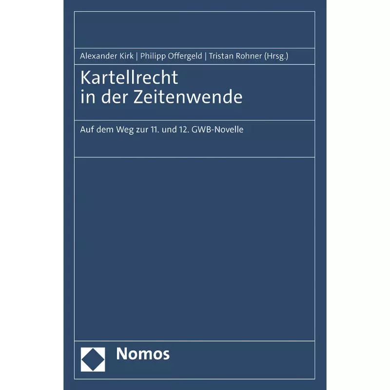 Kartellrecht in der Zeitenwende