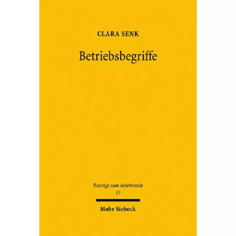 Betriebsbegriffe