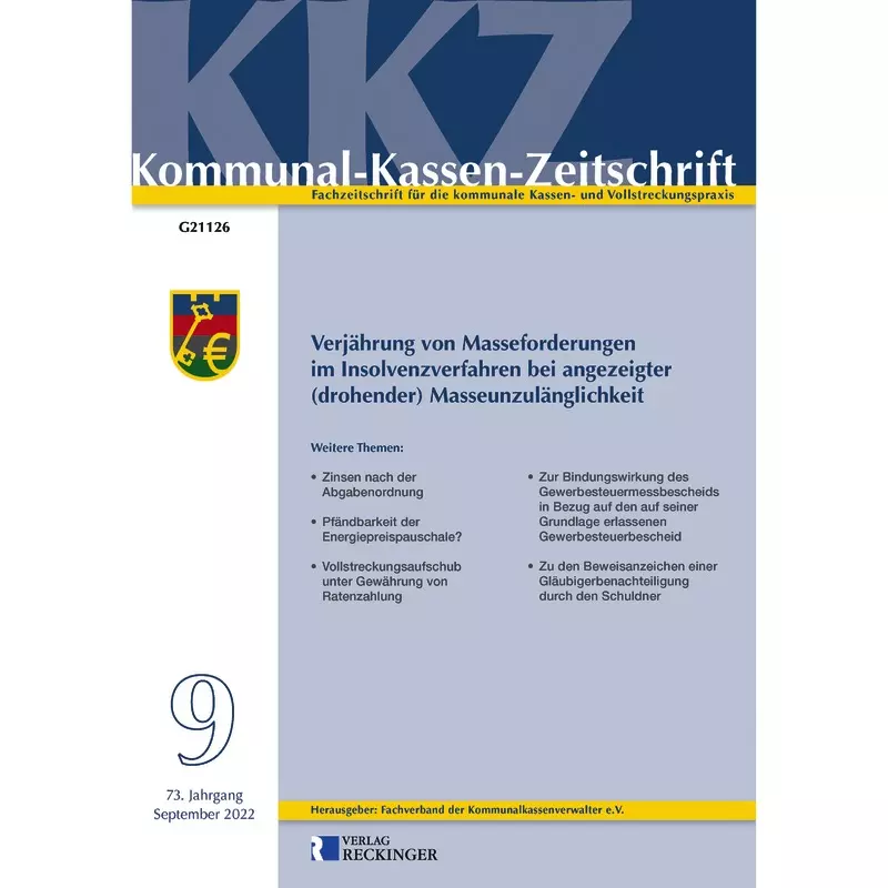 Kommunal-Kassen-Zeitschrift (KKZ)