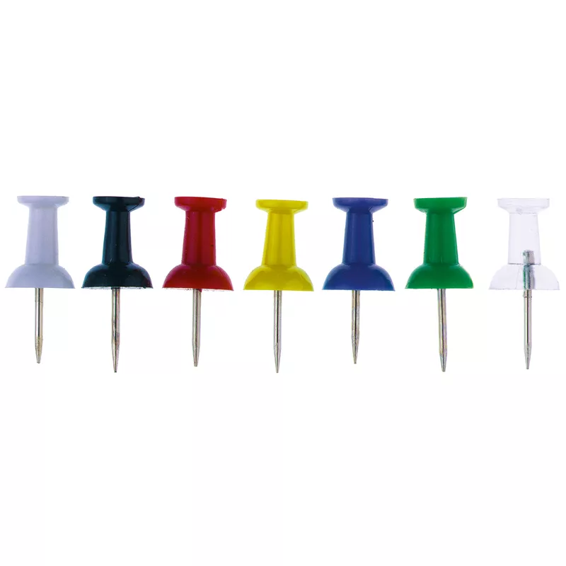Alco Pinnwandnadel transparent 100 St./Pack.