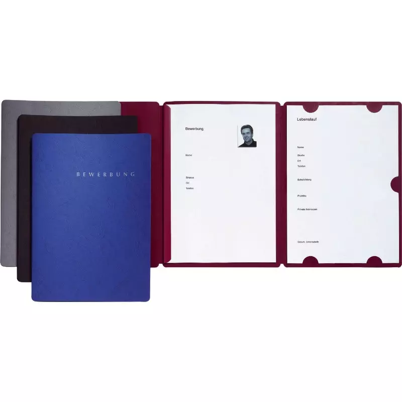 PAGNA Bewerbungsmappe Select, mit Prägung Bewerbung