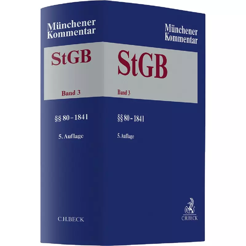 Münchener Kommentar zum Strafgesetzbuch: StGB, Band 3: §§ 80-184I
