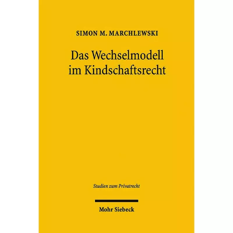Das Wechselmodell im Kindschaftsrecht