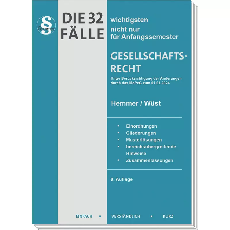 Die 32 wichtigsten Fälle Gesellschaftsrecht